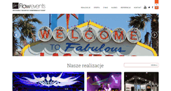 Desktop Screenshot of flowevents.pl